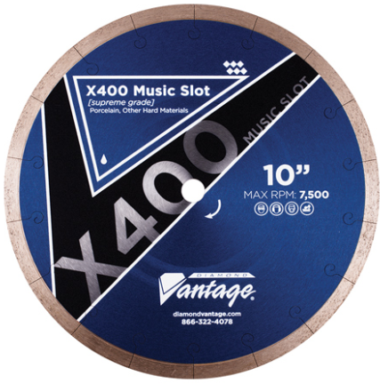 X400 Music Slot Porcelain Blade